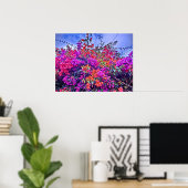 Poster van kleurrijke bloemen (Thuiskantoor)