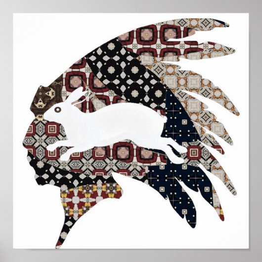 Poster van konijnen (Voorkant)