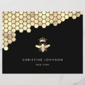 Poster van koningin-bijendesign (Voorkant)