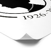 Poster van koningin Elizabeth (Hoek)