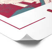 Poster van Kopenhagen BIG Klassieke kaart RB (Hoek)