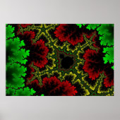 Poster van koraalcollage (Voorkant)