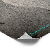 Poster van kwarts zand abstract van Siesta Keys (Hoek)