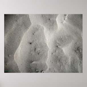 Poster van kwarts zand abstract van Siesta Keys