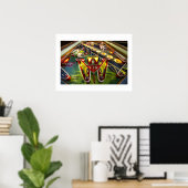 Poster van kwikpinball (Thuiskantoor)