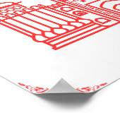 Poster van Lahore Fort Pakistan (Hoek)