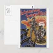 Poster van Laissez-nous Propaganda Briefkaart (Voorkant / Achterkant)