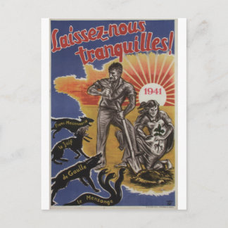 Poster van Laissez-nous Propaganda Briefkaart