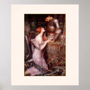 Poster van Lamia door John W. Waterhouse