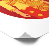 Poster van Laotian (Red) Matryoshka (Hoek)