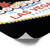 poster van lasvegasbordpapier (Hoek)