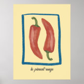 Poster van Le Piment Rouge (Voorkant)