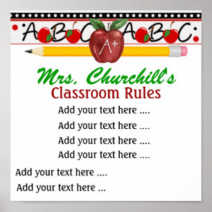 Poster van leerkrachten op school - SRF