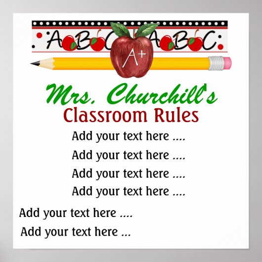 Poster van leerkrachten op school - SRF (Voorkant)