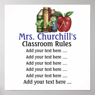 Poster van leerkrachten op school - SRF