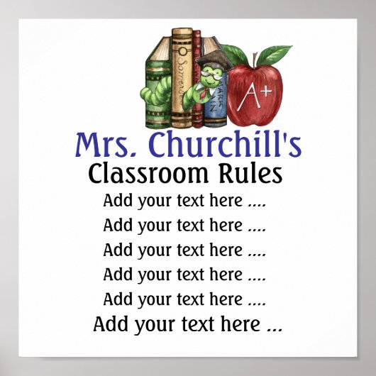 Poster van leerkrachten op school - SRF (Voorkant)