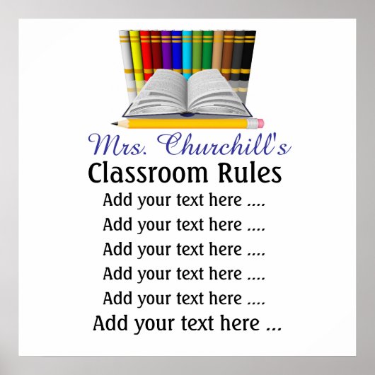 Poster van leerkrachten op school - SRF (Voorkant)