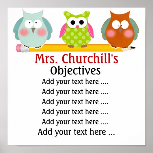 Poster van leerkrachten op school - SRF (Voorkant)