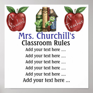 Poster van leerkrachten op school - SRF