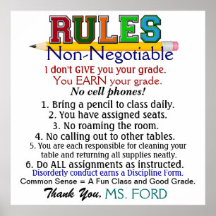 Poster van leerkrachten op school - SRF