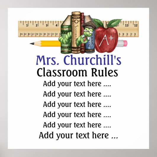 Poster van leerkrachten op school - SRF (Voorkant)