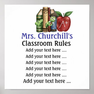 Poster van leerkrachten op school - SRF