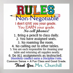 Poster van leerkrachten op school - SRF