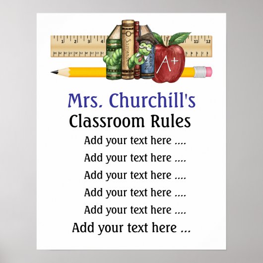 Poster van leerkrachten op school - SRF (Voorkant)