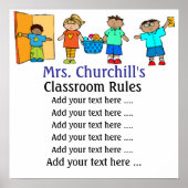 Poster van leerkrachten op school - SRF (Voorkant)