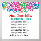 Poster van leerkrachten op school - SRF (Voorkant)