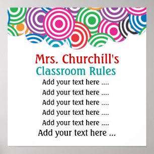 Poster van leerkrachten op school - SRF