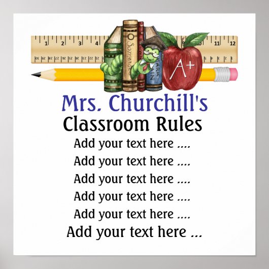 Poster van leerkrachten op school - SRF (Voorkant)