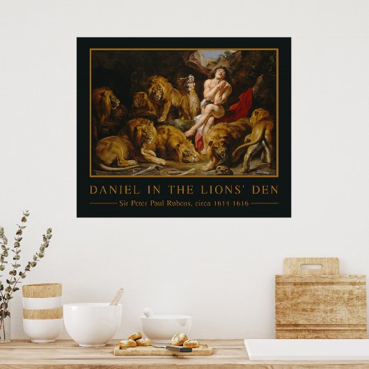 Poster van leeuwen (Keuken)