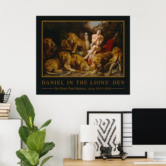 Poster van leeuwen (Thuiskantoor)