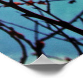 Poster van lente-bloesems (Hoek)