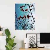 Poster van lente-bloesems (Thuiskantoor)