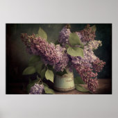Poster van lente-Lilacs-stilleven - Downloadbaar (Voorkant)