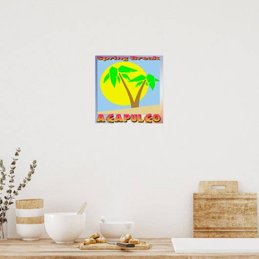 Poster van lenteverbreuk (Keuken)