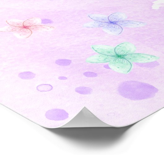 Poster van lentevloervloeren (Hoek)