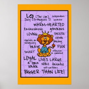 poster van leo-tekstwolk