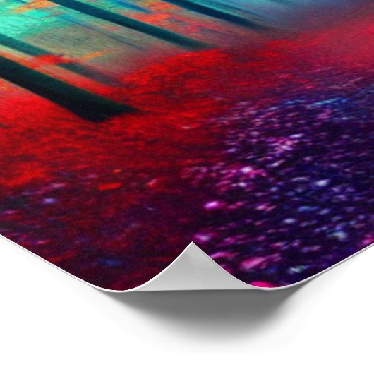 Poster van levende hout (Hoek)