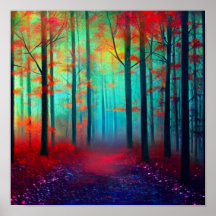 Poster van levende hout