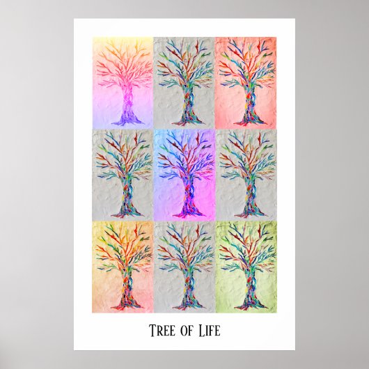 Poster van levensloop (Voorkant)