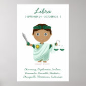 Poster van Libra - Boy Horoscope (Voorkant)