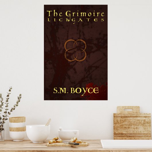 Poster van lichgates (Grimoire Trilogy #1) Hoesje (Keuken)