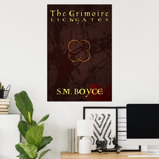 Poster van lichgates (Grimoire Trilogy #1) Hoesje (Thuiskantoor)
