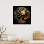 Poster van Life AI Art. (Keuken)