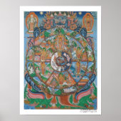 Poster van Life Mandala (Voorkant)