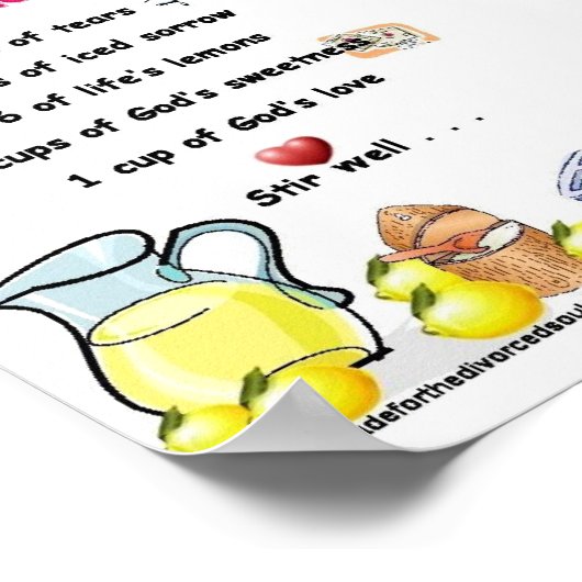 poster van limonadegedicht (Hoek)