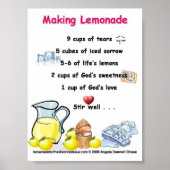 poster van limonadegedicht (Voorkant)